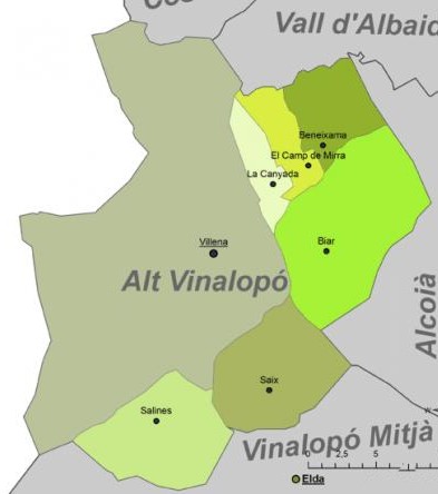 Certificado Energetico Alicante - Comarca Alto Vinalopo