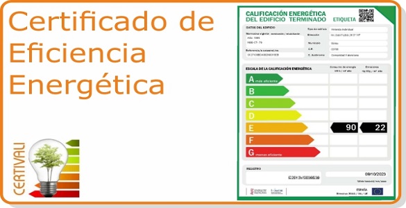 Acceso seccion Certificado Eficiencia Energetica