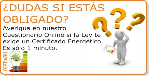 Acceso seccion Certificado Energetico Obligacion