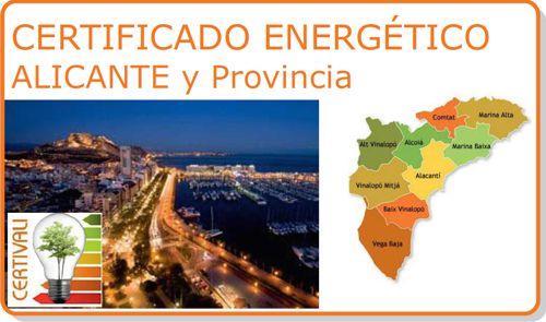 Acceso seccion Certificado Energetico Alicante