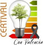 Logo Certivali certificado energetico mi solidaridad con con Valencia